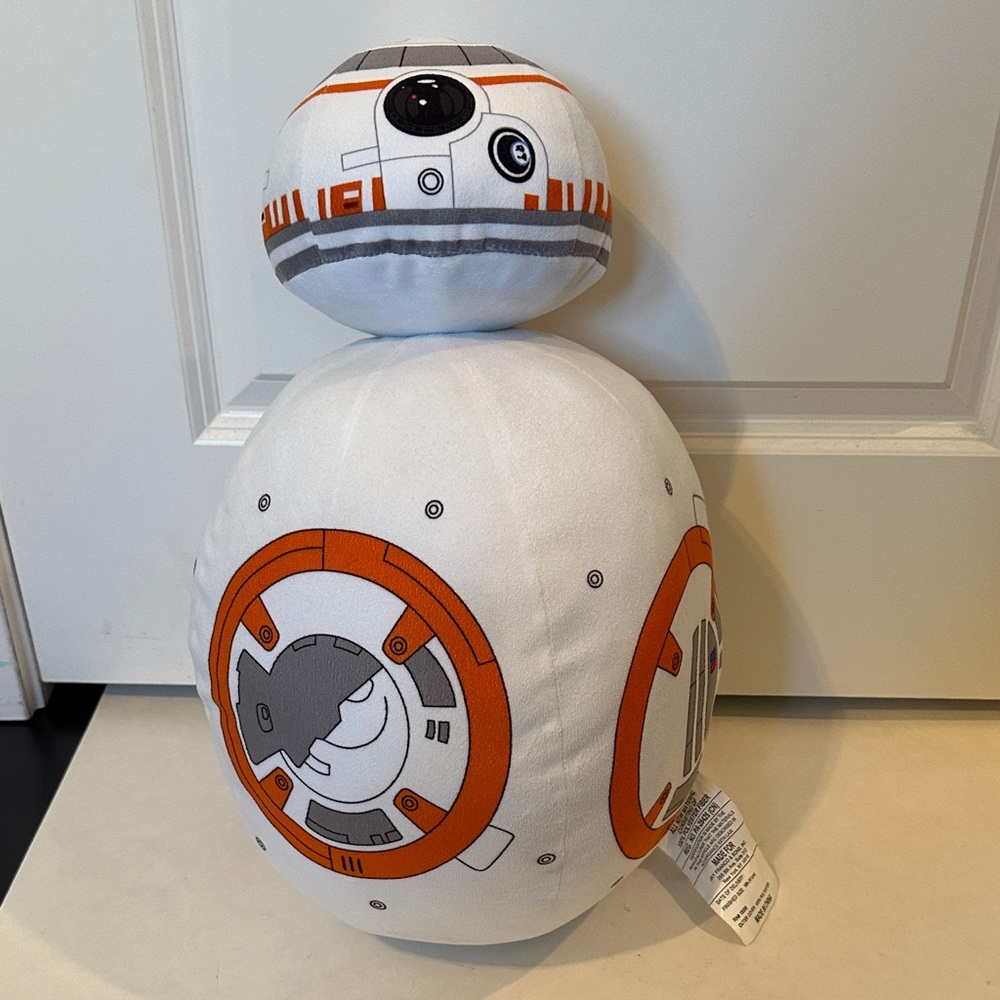 Star Wars BB-8 Stuffed Animal - White and Orange